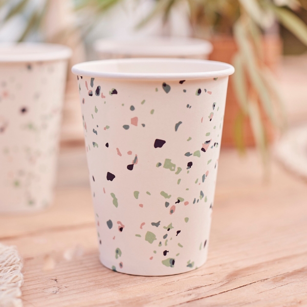 Picture of Paper cups - Terrazzo (8pcs)