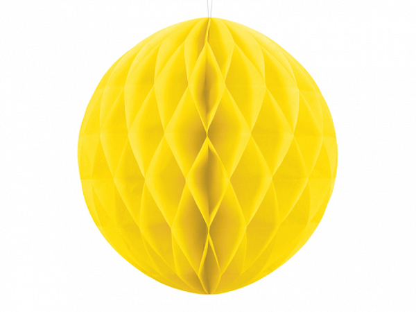 Χάρτινη μπάλα - Κίτρινη (20εκ)