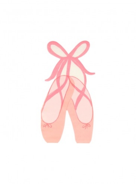 Picture of Paper napkins - Ballet Shoes (Meri Meri) (16pcs)