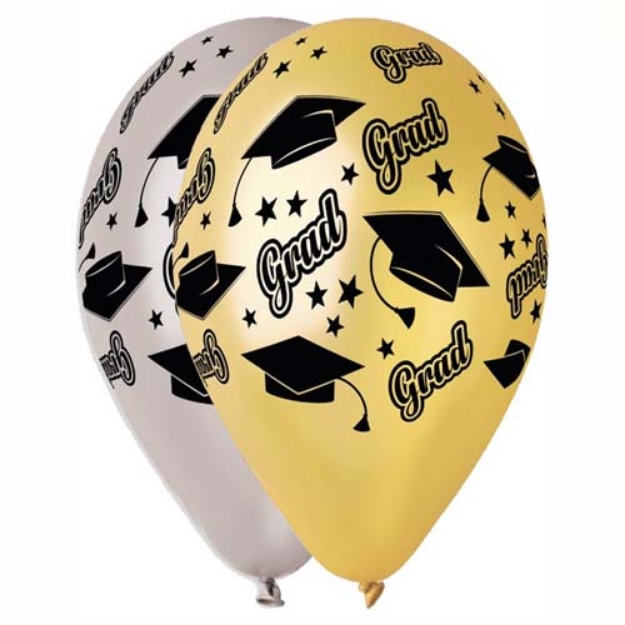 Picture of Graduation balloons - Grad (5 pcs)