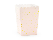 Picture of Boxes for pop corn light pink with gold dots (6pcs)