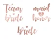 Picture of Tattoos - Bachelorette rose gold (13pcs)