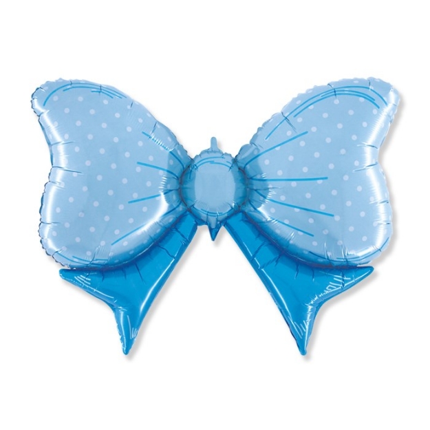 Picture of Foil balloon blue bow