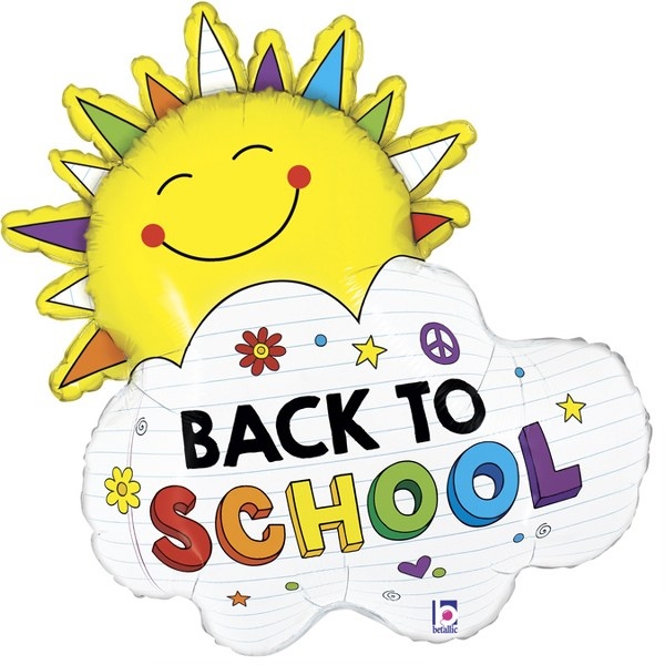 Μπαλόνι Foil ήλιος - Back to school