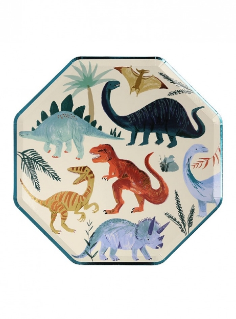 Picture of Dinner Paper plates - Dinosaur Kingdom (Meri Meri)