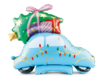 Picture of Foil Balloon Standing - Christmas car 