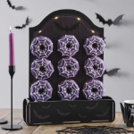 Picture of Halloween Tombstone Donut Stand with Treat Bucket and Lights