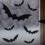 Picture of Window stickers - Black bats