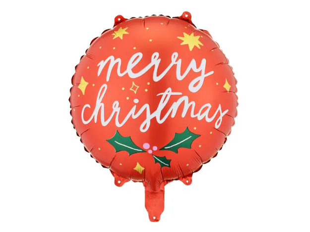 Picture of Foil Balloon Merry Christmas (red)