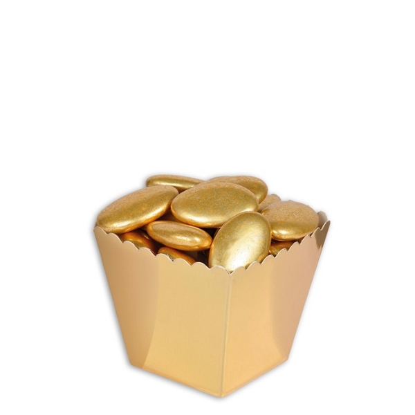 Picture of Mini treat cases - Gold (set 12)