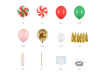 Picture of Balloon garland - Candies