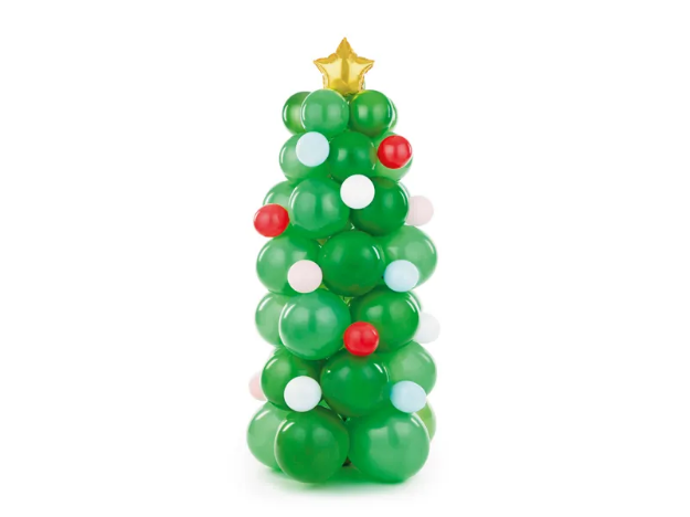 Χριστουγεννιάτικο δέντρο με μπαλόνια