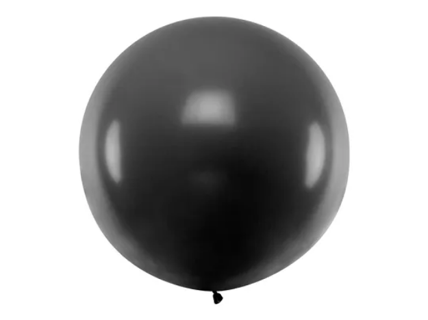 Picture of Round Balloon 1m, Black
