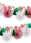 Picture of Garland - Christmas Honeycomb (Meri Meri)