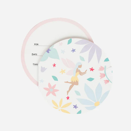 Εμφάνιση  λεπτομερειών Προσκλήσεις για πάρτι - Νεράιδα (8τμχ) Εικόνα της Προσκλήσεις για πάρτι - Νεράιδα (8τμχ)