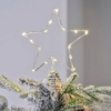 Picture of Silver Star Christmas Tree Topper with Lights