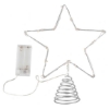 Picture of Silver Star Christmas Tree Topper with Lights