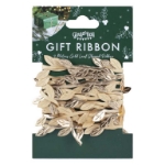 Picture of Gold Leaf Christmas Ribbon