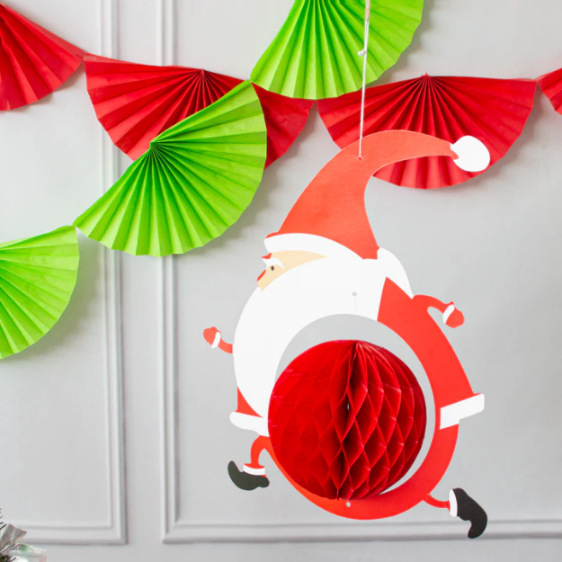 Picture of Hanging Decoration (paper) - Santa Claus