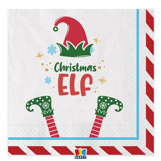Χαρτοπετσέτες - Christmas elf (20τμχ)