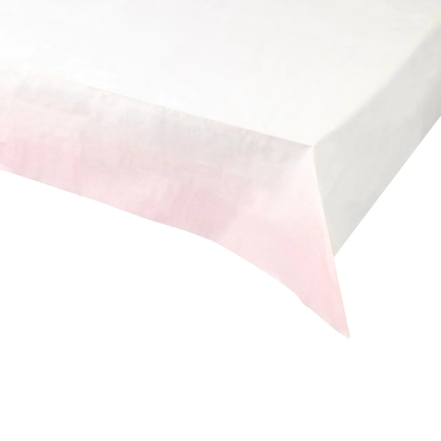 Χάρτινο τραπεζομάντηλο - Ροζ ombre (1,20μ x 1,80μ)