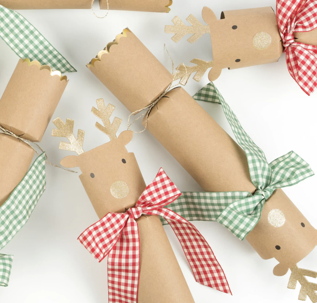 Είδη Πάρτι Happy TeapotChristmas crackersReindeers (Meri Meri)