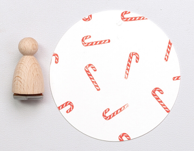 Picture of Rubber Stamp Candy cane