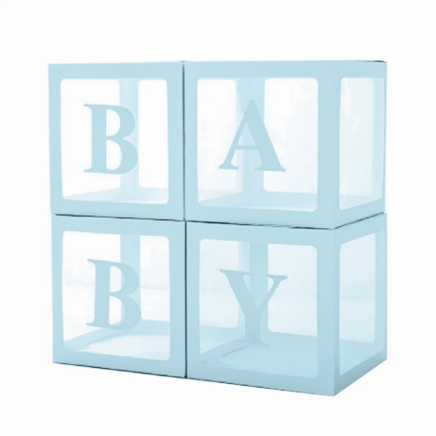 Picture of Decorative boxes Baby (light blue)