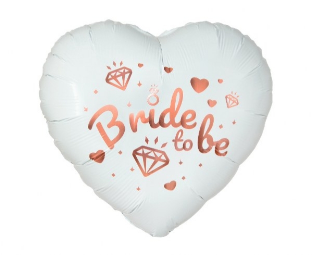 Picture of Heart Foil balloon Bride to be