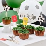 Picture of Cupcake toppers - Football (12pcs)