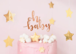 Picture of Paper cake topper - Oh baby rose gold