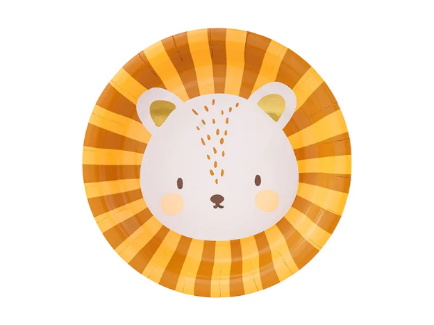 Picture of Side paper plates - Little lion  (6pcs)