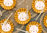 Picture of Side paper plates - Little lion  (6pcs)