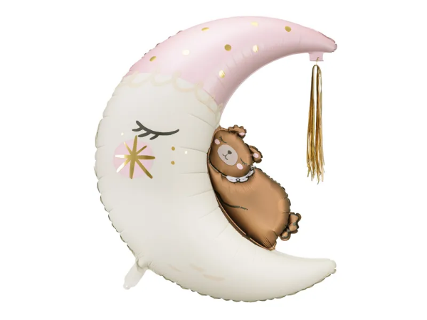 Picture of Foil balloon - Teddy bear on the moon