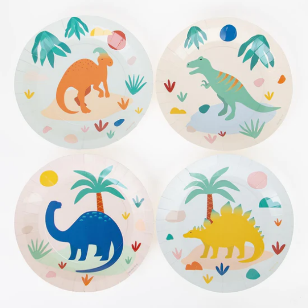 Picture of  Paper plates - Jurassic Dinosaur (8pcs)