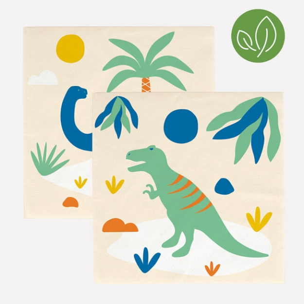 Picture of Napkins - Jurassic Dinosaur  (20pcs)