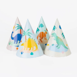 Picture of Party hats - Jurassic Dinosaurs (8pcs)