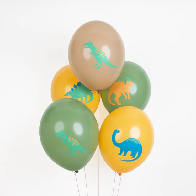 Picture of Printed balloons - Jurassic Dinosaur (5pcs)