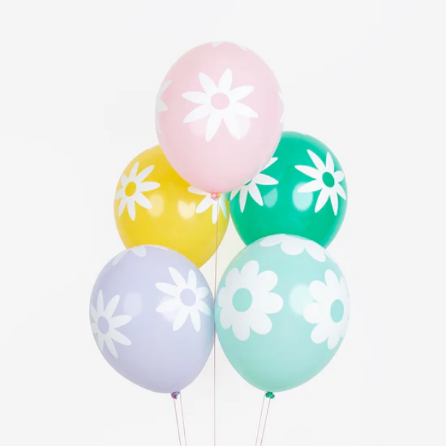 Picture of Balloons - Flowers (5pcs)