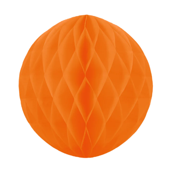 Χάρτινη μπάλα - Πορτοκαλί (20εκ)