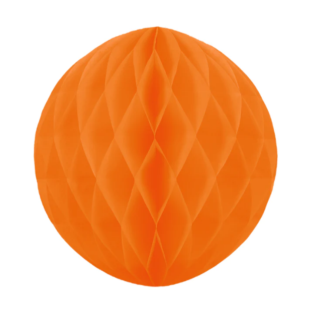 Χάρτινη μπάλα - Πορτοκαλί (30εκ)