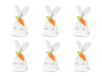 Picture of Party Bags - Easter bunny with carrots (6pcs)