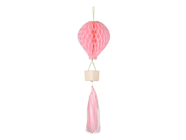 Picture of Paper hot air balloon - Pink