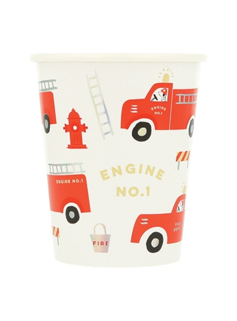 Picture of Cups - Fire truck (Meri Meri) (8pcs)