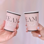 Picture of Paper cups - Team Bride (8pcs)