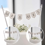 Picture of Cake Topper - Mr & Mrs flags