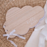 Picture of Wooden guest book - Cloud