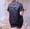 Picture of Pyjama set Bride's maid black - Εxtra large 