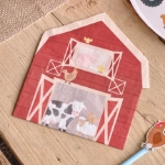 Picture of Paper napkins - Barn (16pcs)