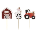 Picture of Cupcake toppers - Farm (12pcs)